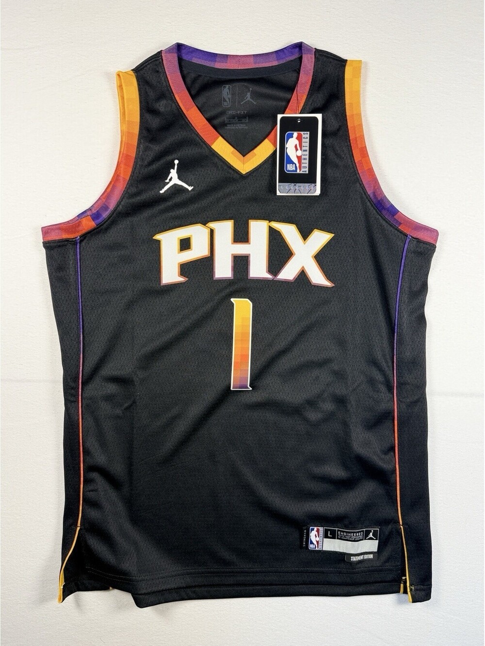 Devin Booker Phoenix Suns Youth L  Jordan Statement Edition Jersey